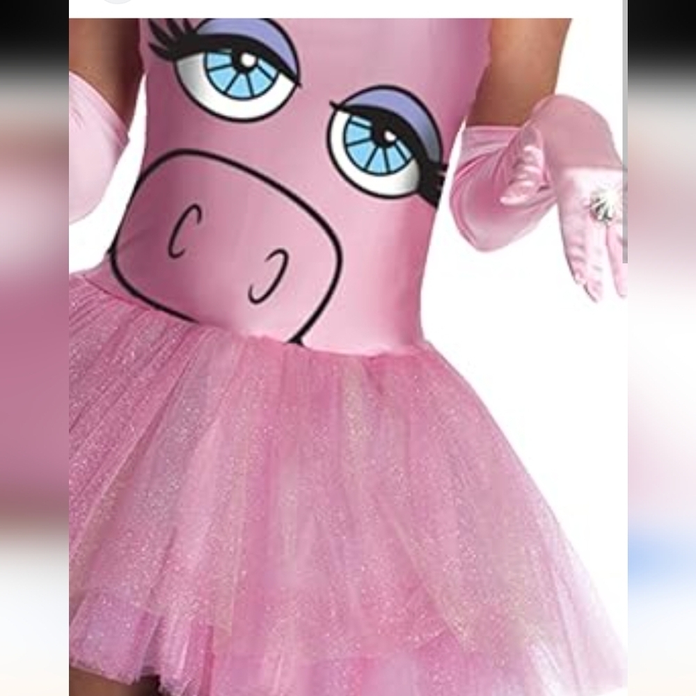 Miss Piggy Costume Dress, Disney's Muppet Studios, pink women's size M